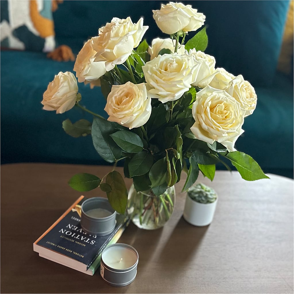 Long Stem Yellow Rose Bouquet – WALKER'S FLOWER BASKET, Winfield WV
