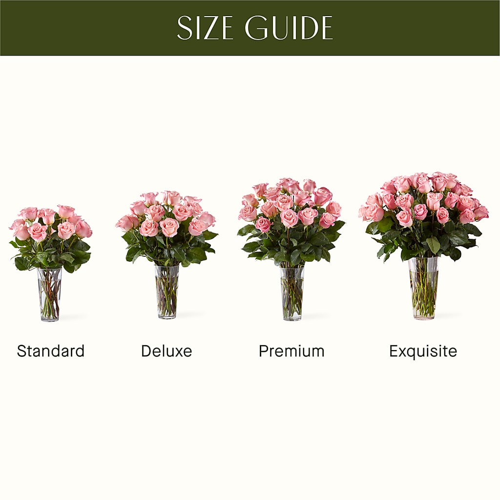 Long Stem Pink Rose Bouquet – WALKER'S FLOWER BASKET, Winfield WV
