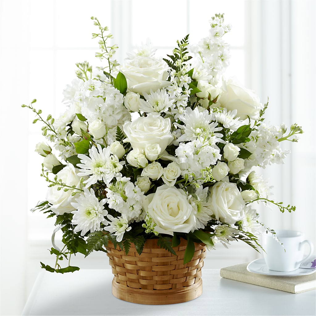 Heartfelt Condolences Arrangement – WALKER'S FLOWER BASKET, Winfield WV